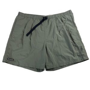 Columbia Belted Nylon Hiking Shorts Mesh Lining Sz XL
